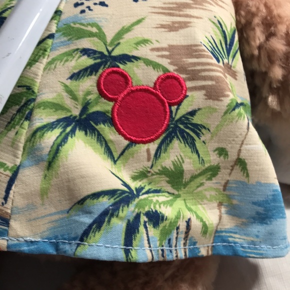 Shellie Mae Disney Aulani Plush Teddy Bear Hawaiian Dress, Sandals & Head Flower - Picture 8 of 11